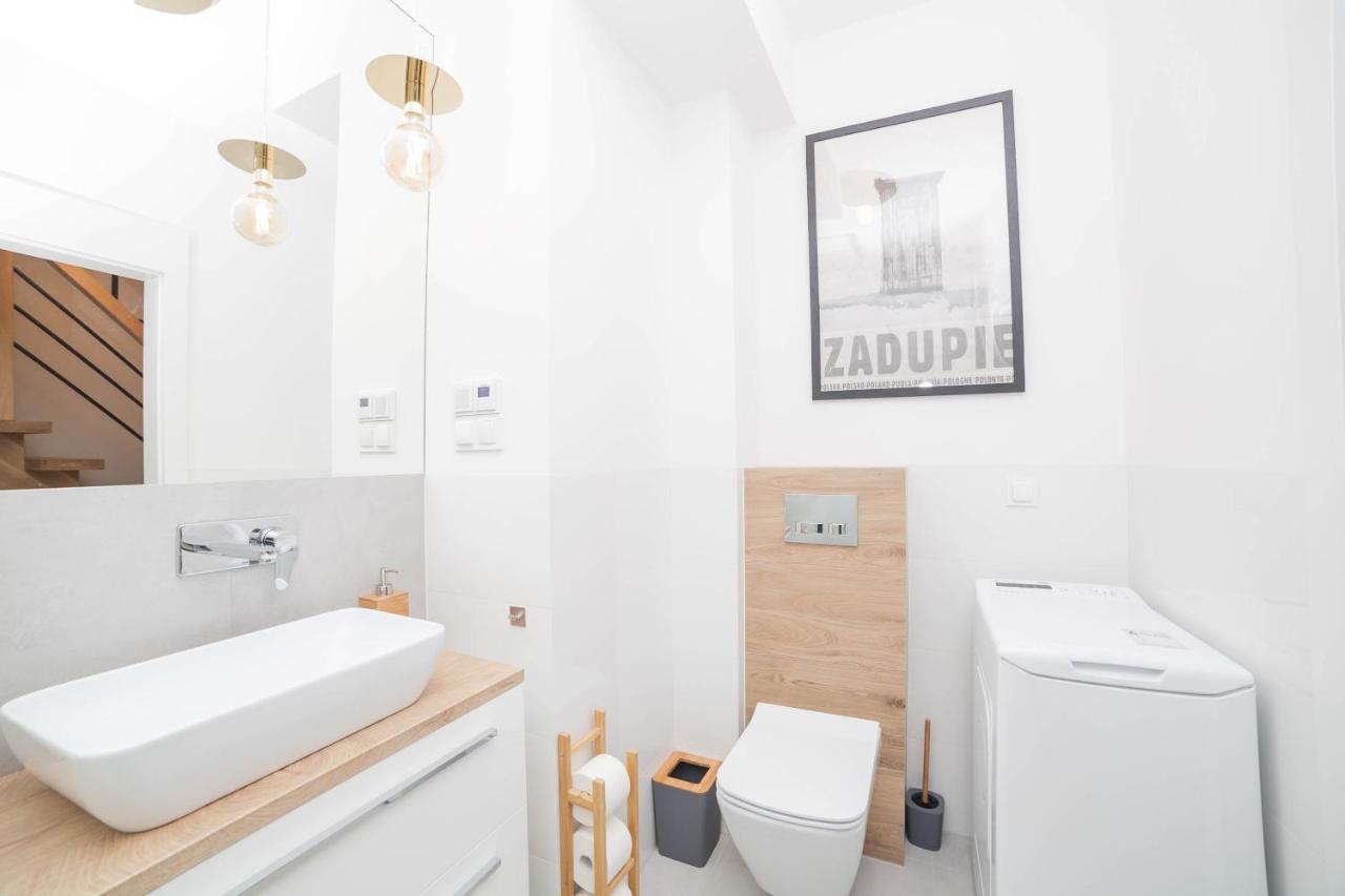 Mragowo Dwupoziomowy Apartament Indygo 85M2 Z Widokiem Na Jezioro Buitenkant foto